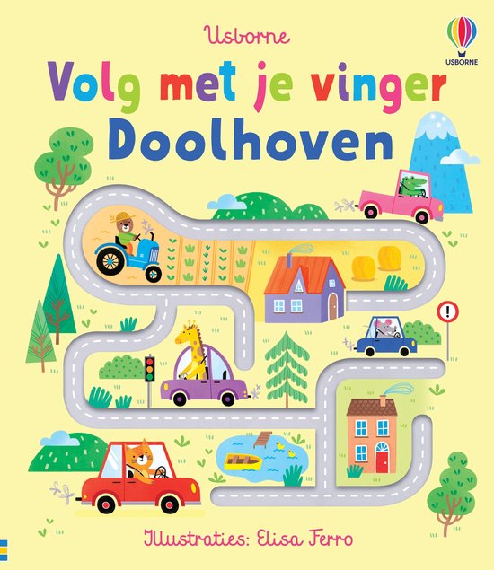 Volg met je vinger doolhoven - cover