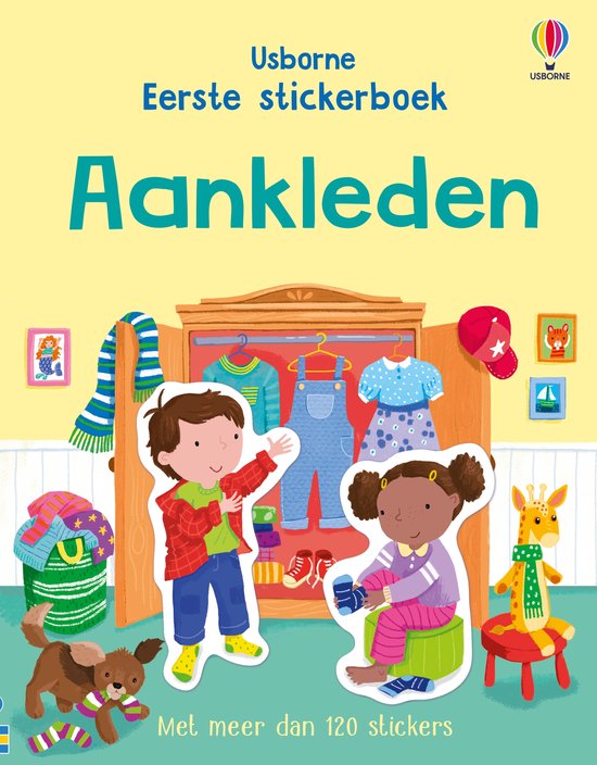 Eerste stickerboek 1 - Kleed je aan! - cover