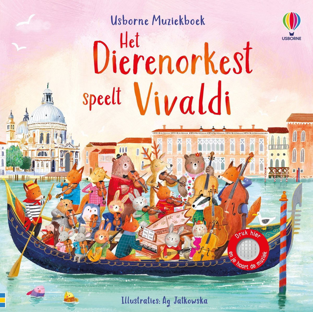 Omslag van Muziekboek 1 - Het Dierenorkest speelt Vivaldi