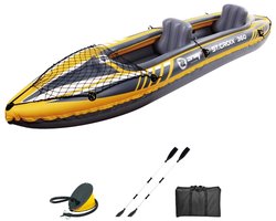DIMICO - Opblaasbare Kajak - Rubberboot - Inflatable Kayak - Camping - Outdoor - Watersport - 2 Persoons - PVC - met Peddels