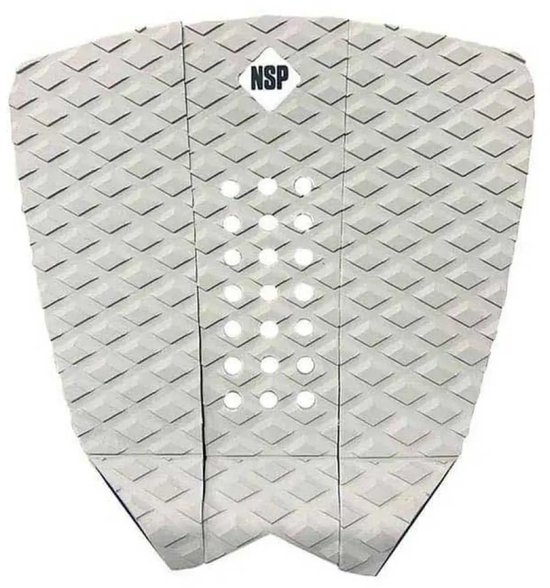 Nsp 3 Piece Recycled Tail With Arch Bar Surf Traction Pad Transparant