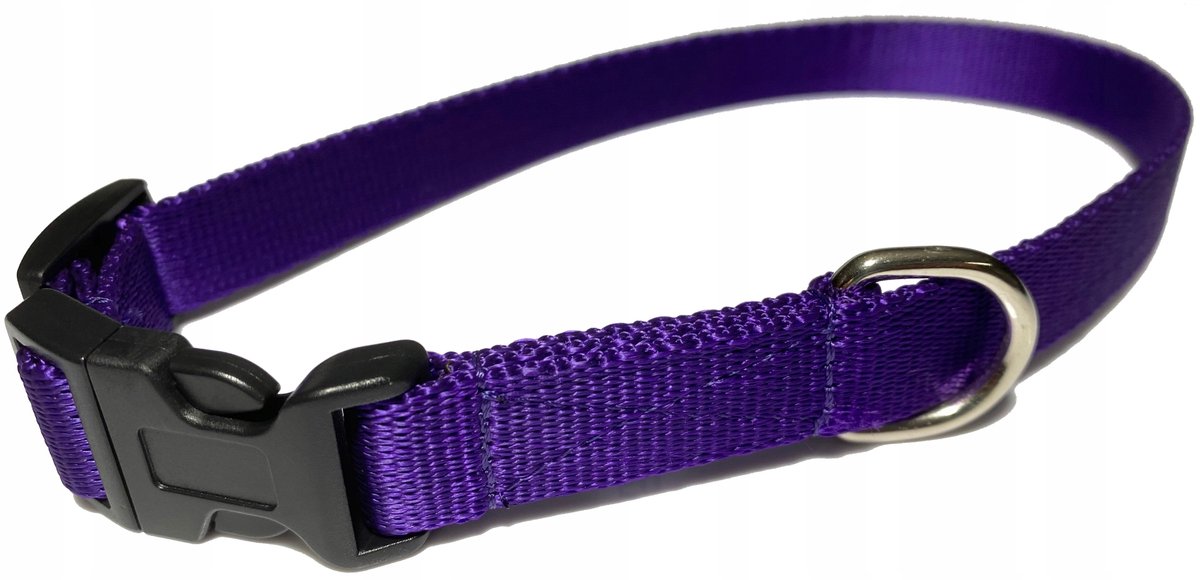 Verstelbare Hondenlijn 150-265cm, 20mm Breed, Paars