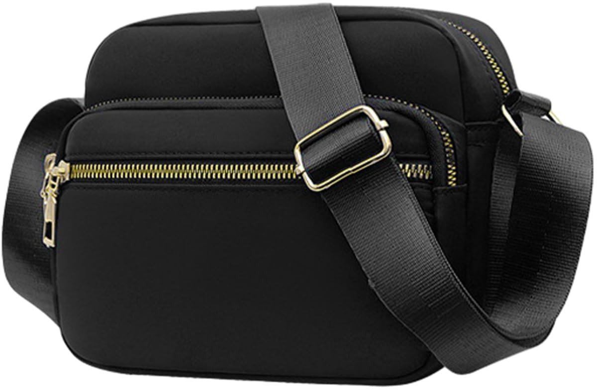 Dailygoods- Schoudertas Waterdicht - Casual Nylon - Verstelbare Schouderriem - Grote Capaciteit - Meerdere Zakken - 20 x 16 x 7 cm - Handtas