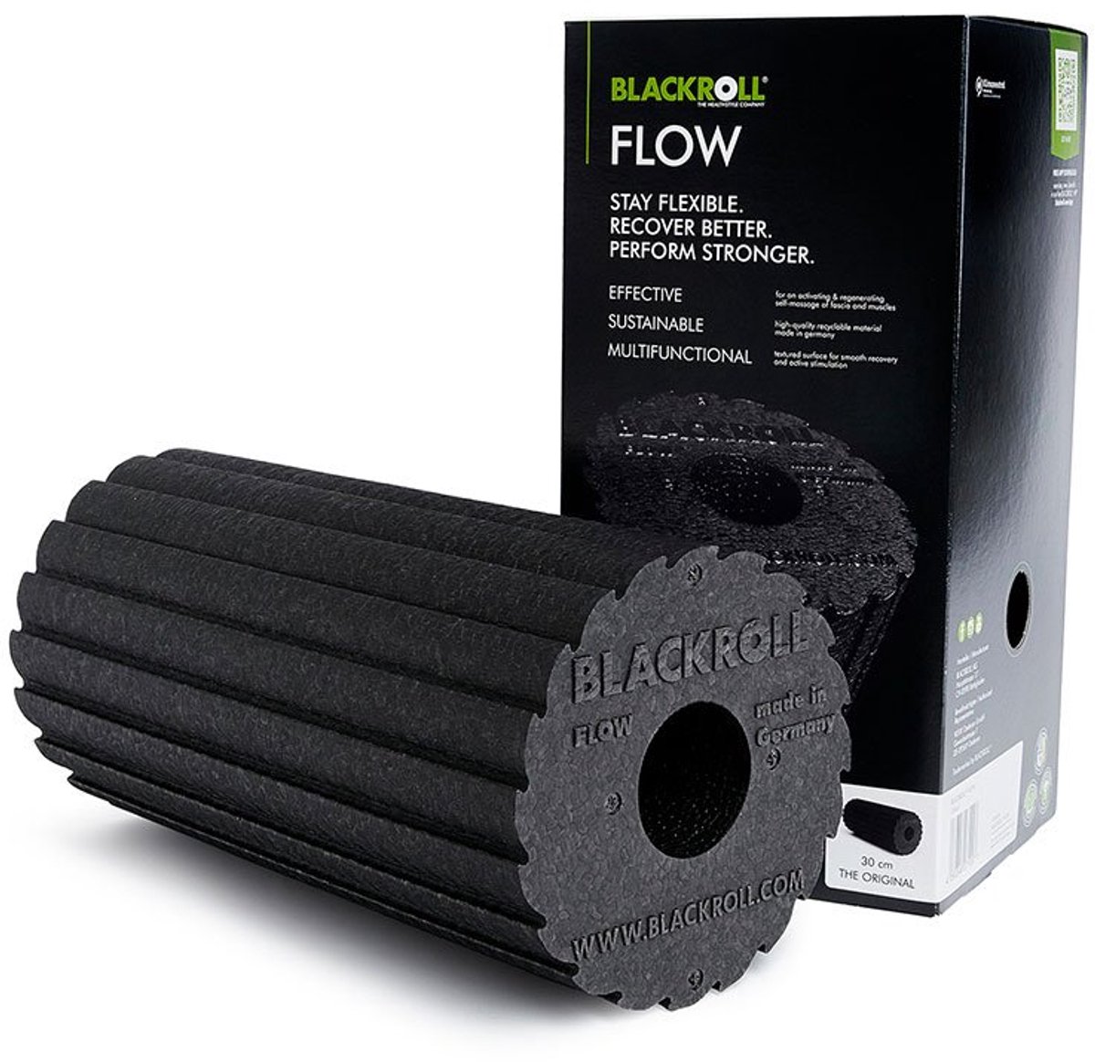 TOGU Blackroll Flow Massage Roller 30 cm - Zachte & Intensieve Stimulatie