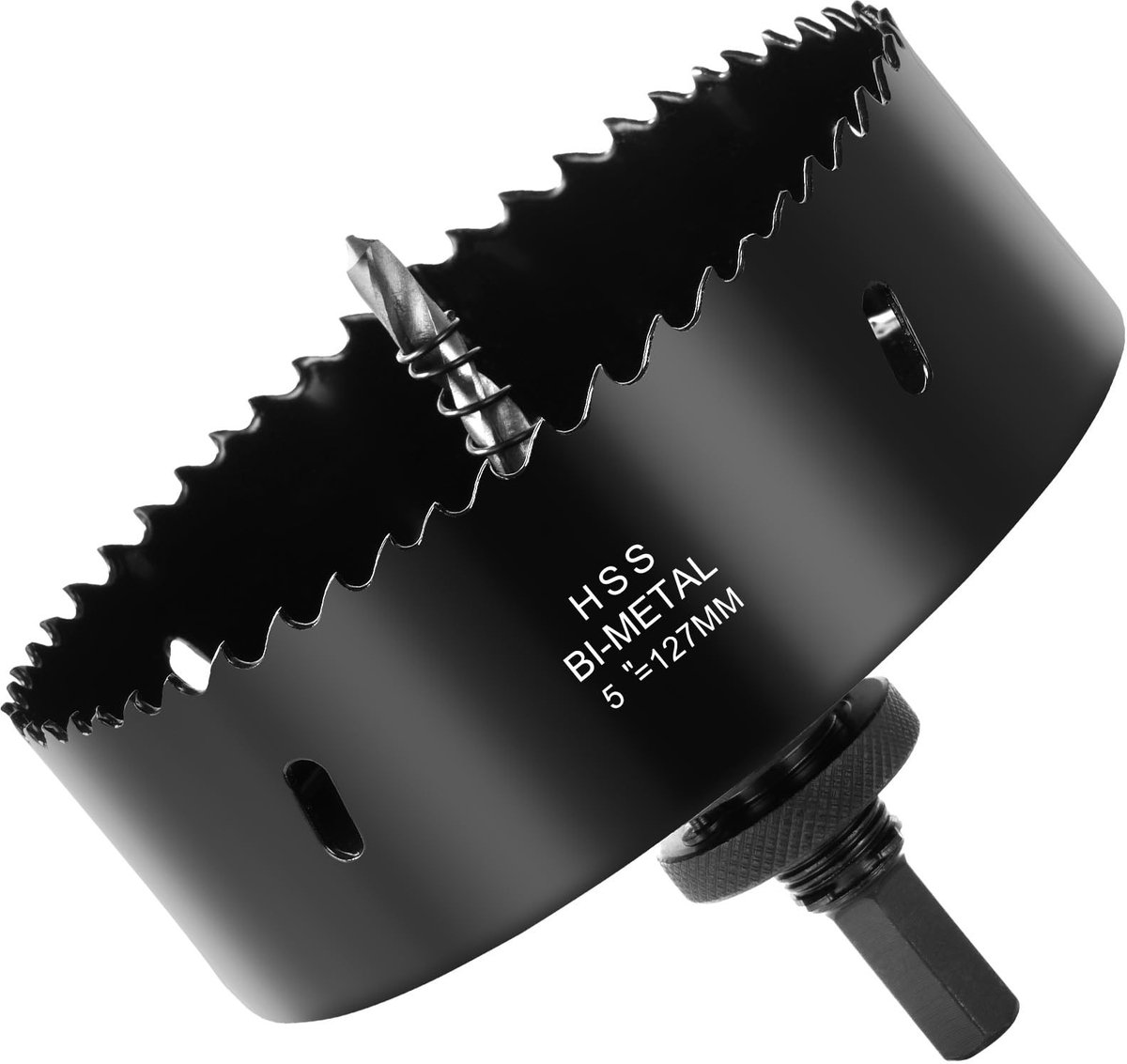 Dailygoods - Bi-Metal Hole Saw - Professioneel Gereedschap - 127 mm - Geschikt voor Hout en Metaal - Voor Plafondplaten - Precisie Snijden