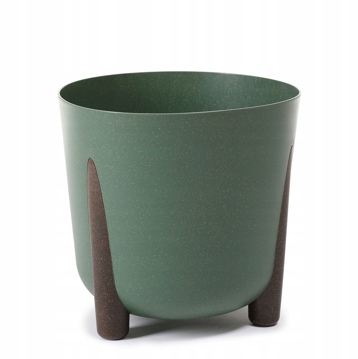 Frida bloempot 34 cm Eco Wood - Bosgroen