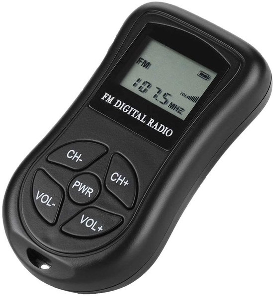 Allecto - Digitale radio - Draagbare FM-radio - Helder lcd-scherm