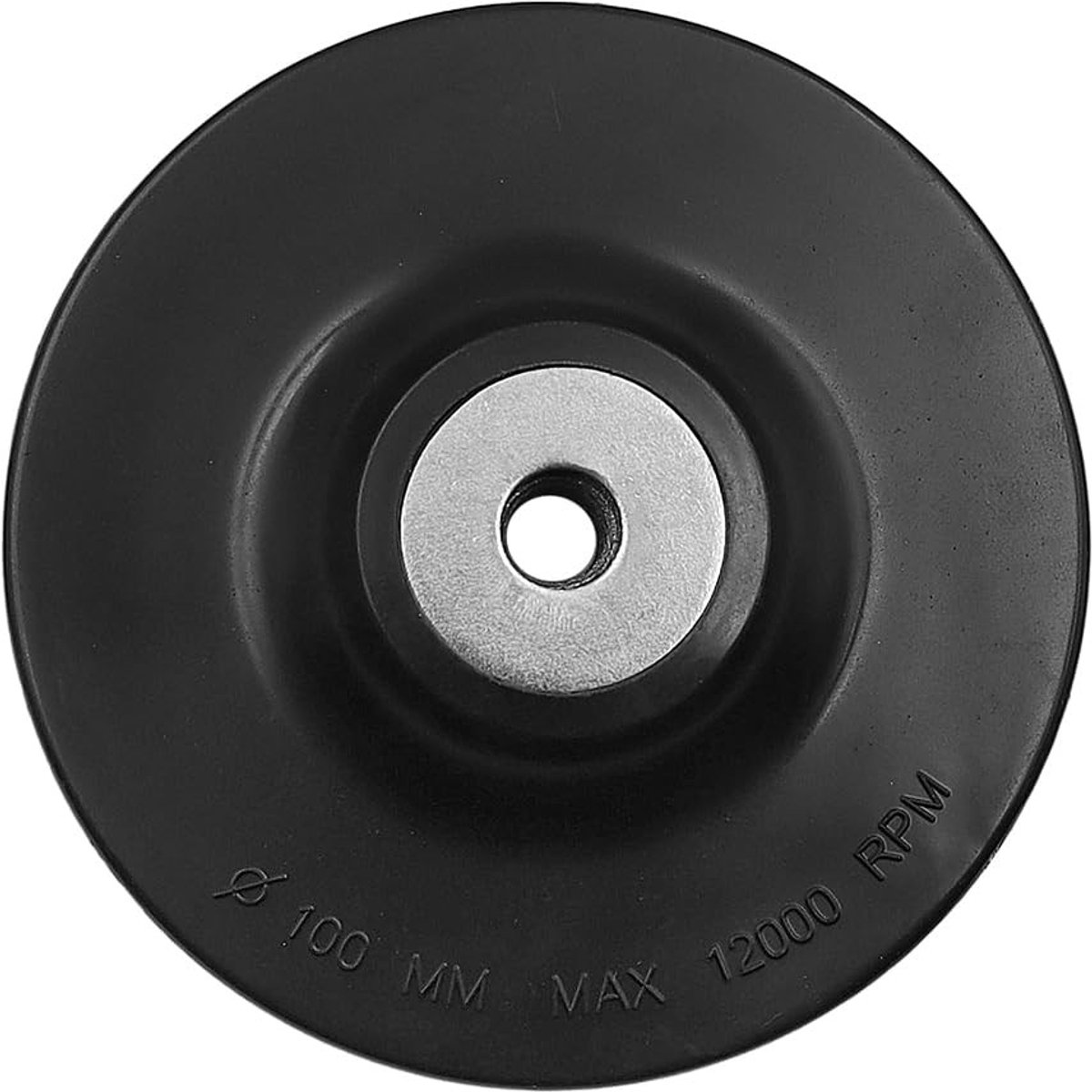 JHUBERS - 4 inch haakse slijpschijf - rubberen steunschijf - veelzijdig en robuust - 100 mm - polijstschijf - geschikt voor schuurmachine en boorma...