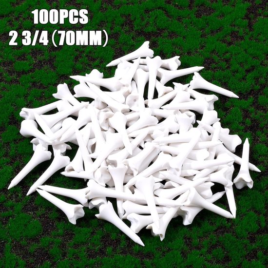 Dailygoods- Golftees 100 Stuks - Hoge Zichtbaarheid - Oefentraining - Golf Accessoires - ABS Materiaal - Duurzaam en Herbruikbaar - Golfaccessoires van Dailygoods — afbeelding 5