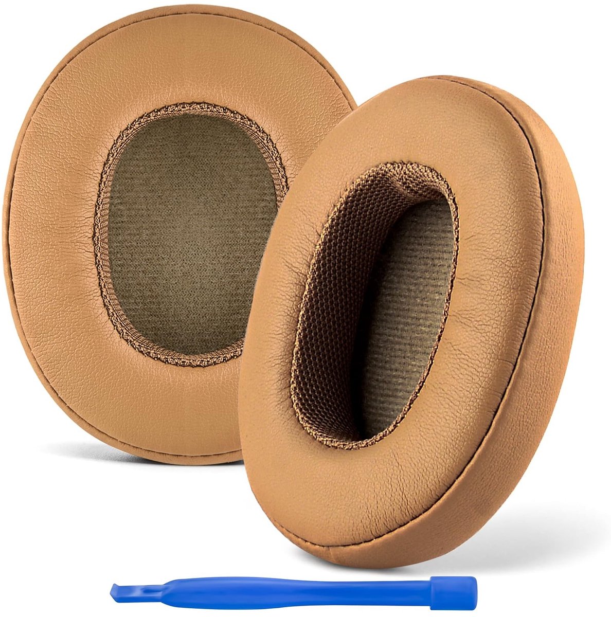JHUBERS - Vervangende Oorkussens - Earpads - Bruin - Comfortabel - Geschikt voor Skullcandy - Hoofdtelefoonaccessoires - Oorkussenmodel