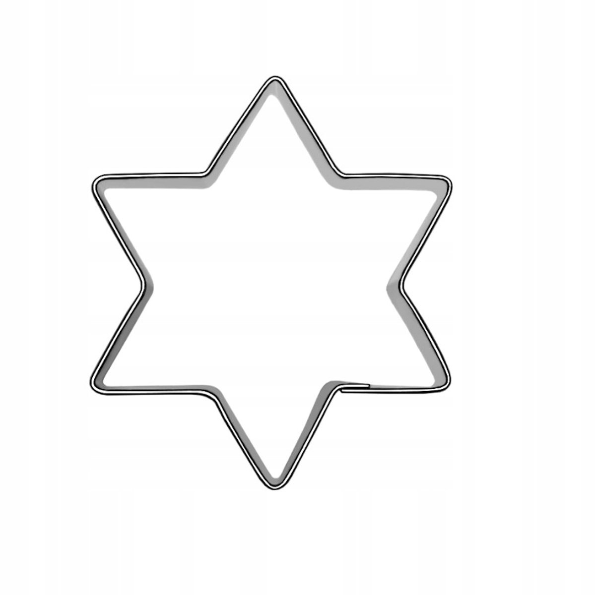 Stervorm Koekjesvorm - Roestvrij Staal - Perfect voor Kerstgebak
