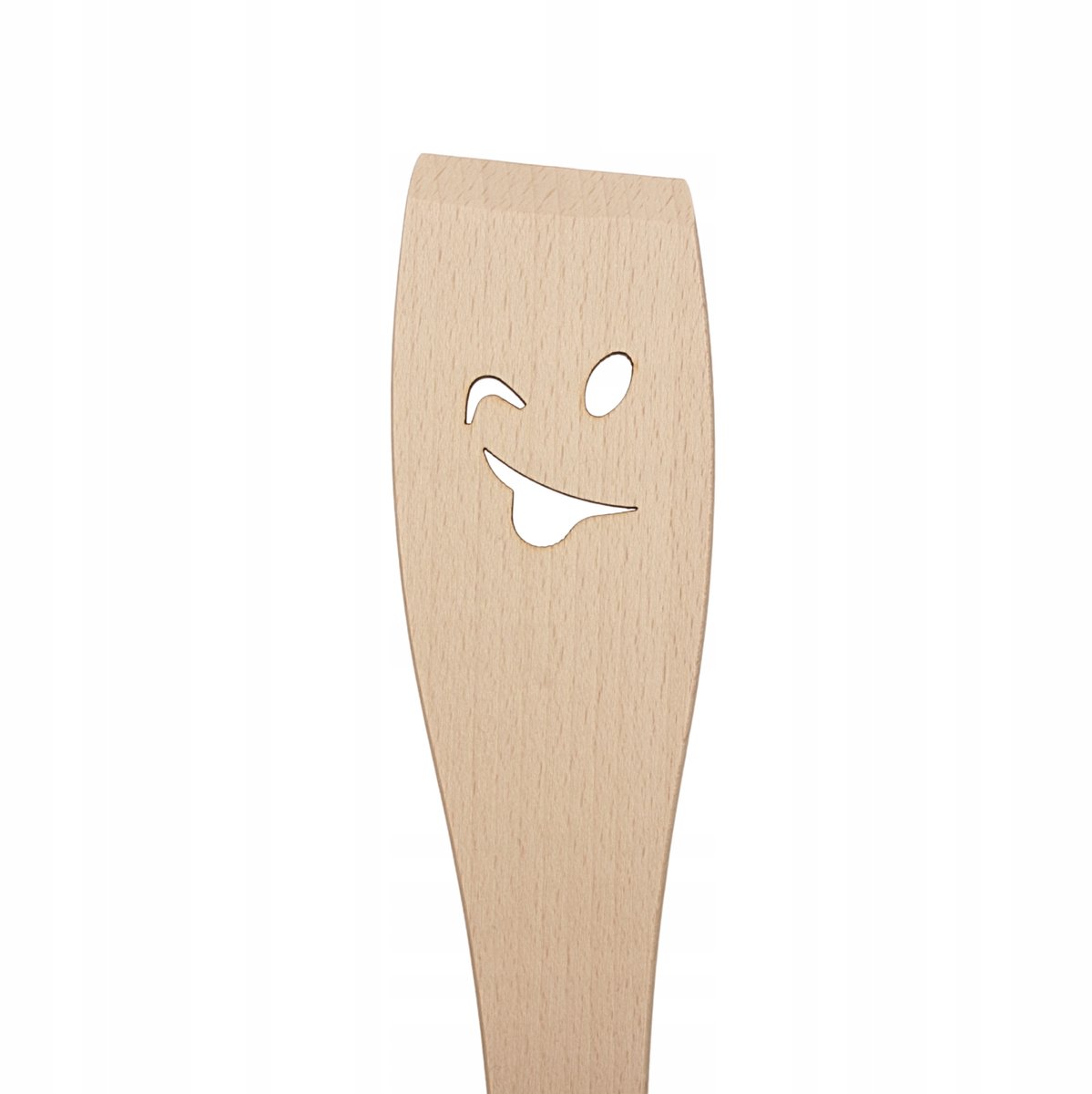 Houten Keuken spatel met lachende gezicht - 30cm