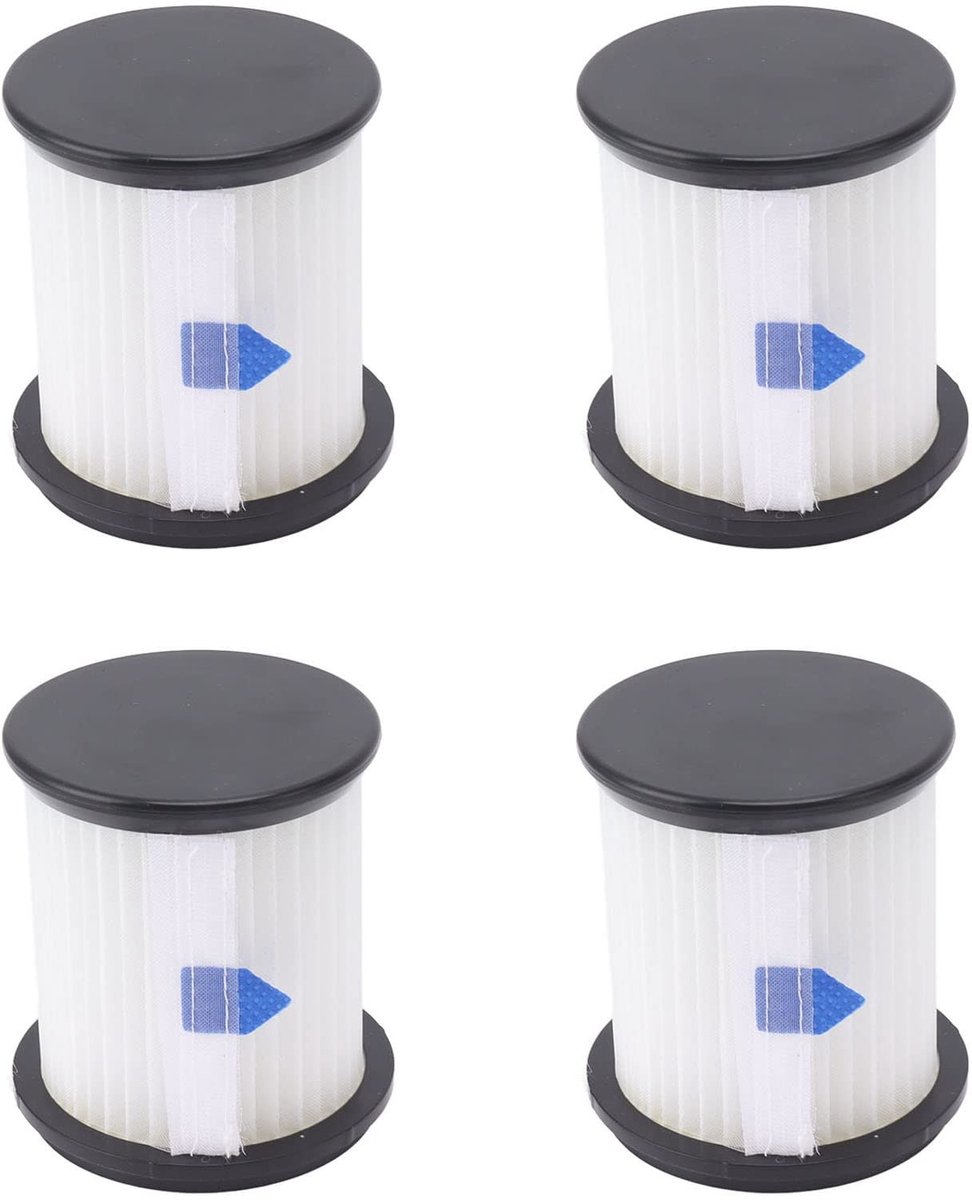 Dailygoods- Stofzuigerfilters 4 Stuks - Vervangingsfilters - Robotstofzuiger - Geschikt voor S6T/S6P Pro/N5S - ABS Materiaal - Luchtzuivering - Luchtfilters