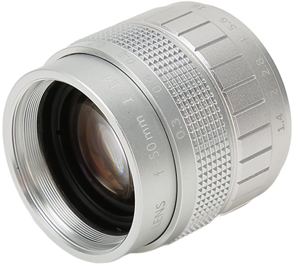 Dailygoods- Cameralens 50mm F1.4 - Handmatige Focus - Prime Lens - HD - Micro Four Thirds - Schokbestendig - Voor Landschap/Portret