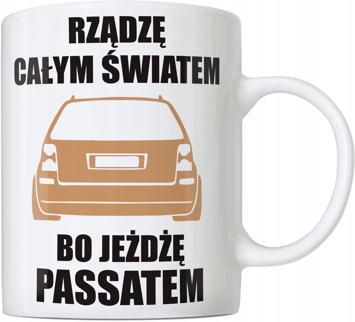 Passat Rijder Wereldheerser Mok - Keramiek, 330ml