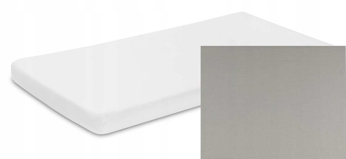 Jersey ledikantlaken met elastiek 80x160 cm wit