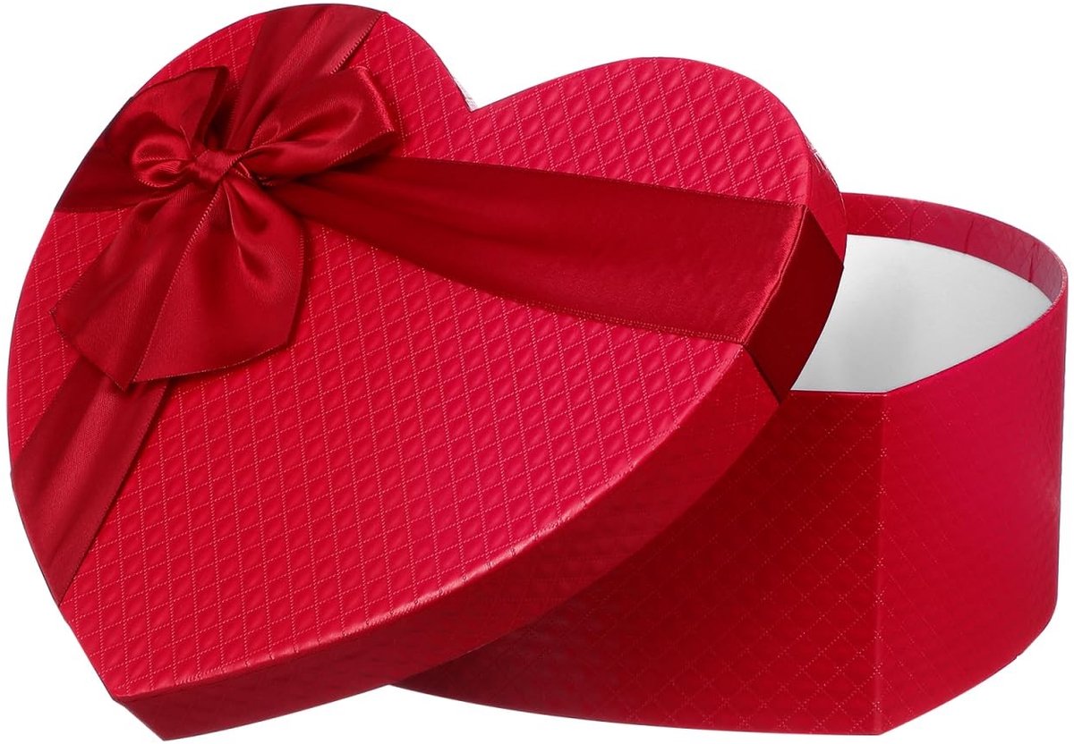 Dailygoods- Bruiloftsverpakkingsdoos Hartvorm - Geschenkdoos - Snoepverpakking - Opbergdoos - Decoratie - Eenvoudig en Praktisch - Cadeaudoos