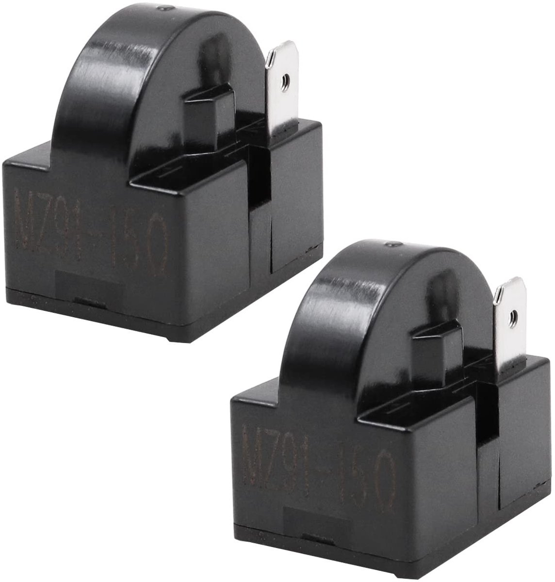 Dailygoods- PTC Starter 15 Ohm - 1Pin - 2 Stuks - Geschikt voor Koelkasten - Airconditioning - Betrouwbaar en Efficiënt - Compressor Relais