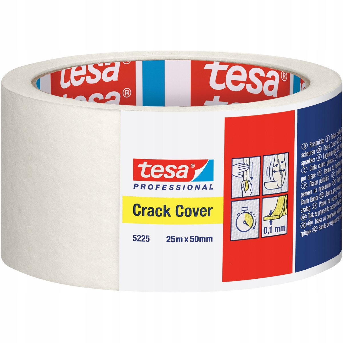 Tesa Crack Cover non-woven tape - 50 mm x 25 m