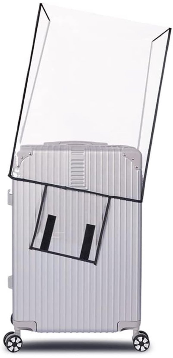Dailygoods- Bagagehoes Waterdicht - Transparante Kofferhoes - Beschermhoes voor Koffer - Krasbestendig - Herbruikbaar - Geschikt voor 56 cm