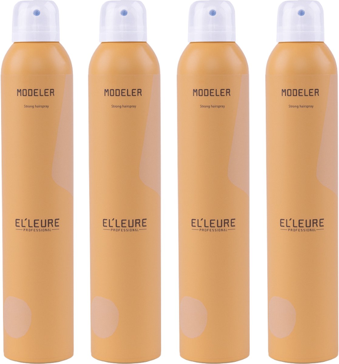 4x Elleure Modeler Sterke Haarlak 300ml