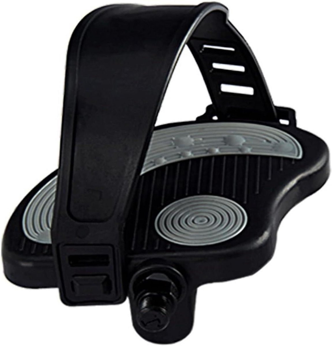 Fietspedalen met riem - Hometrainer pedalen - Binnen trainen - Verstelbare banden - 9/16 inch - Zwart