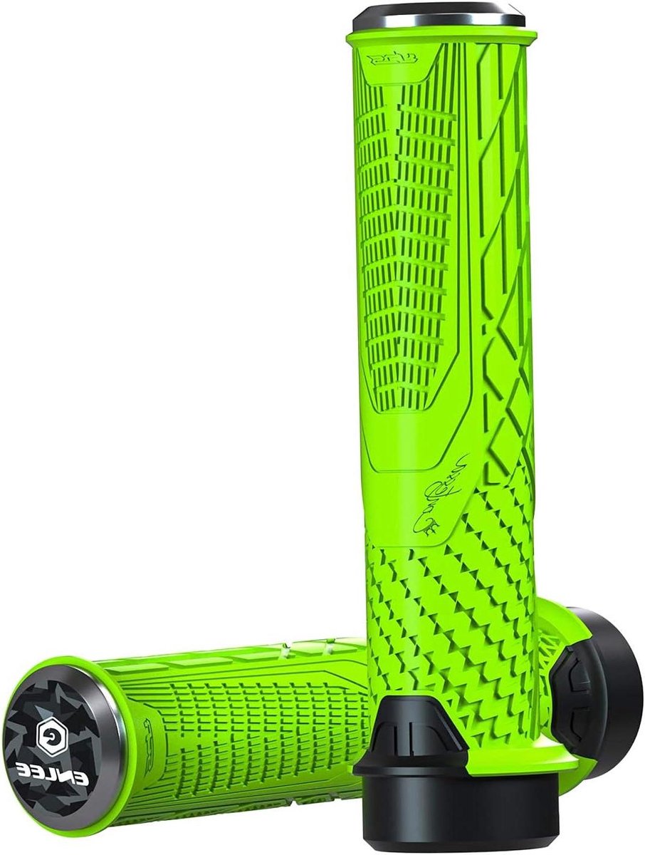 Fietsstuur Handvatten - Grips - Comfortabel Fietsen - Aluminium Klemslot - 138mm Lengte - Groen