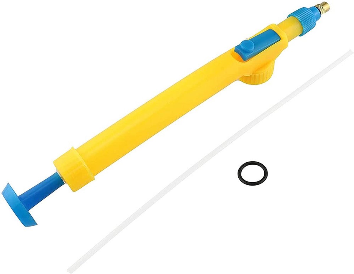 BRENZOOS- Drukspuit 2 stuks - Handheld Vervangingsspraytops - Tuinieren - Schoonmaken - Ergonomisch ontwerp - Messing mondstuk - Sproeier