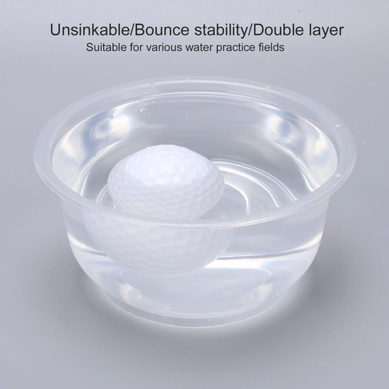 JHUBERS- Golfballen Drijvend 332 - Golftrainingsballen - Buitensporten - Waterdicht - Lange Afstand - Gewicht 40 g - Diameter 42,67 mm - Oefengolfballen van Jhubers — afbeelding 3