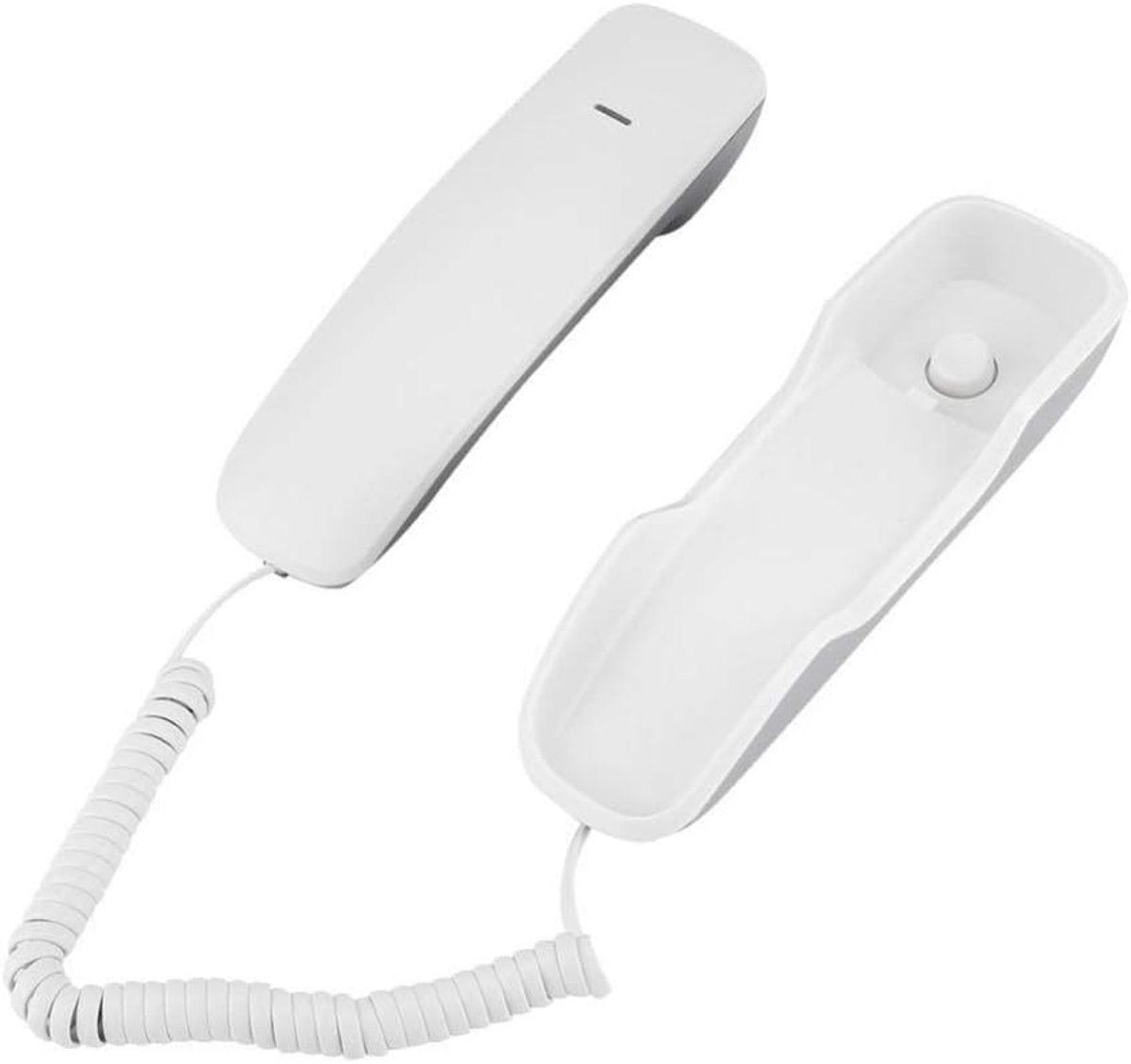 Wandtelefoon - Mini Telefoon - Thuis Bellen - Ruisonderdrukkend Geluid - 20 x 7.2 x 6.2 cm - Wit