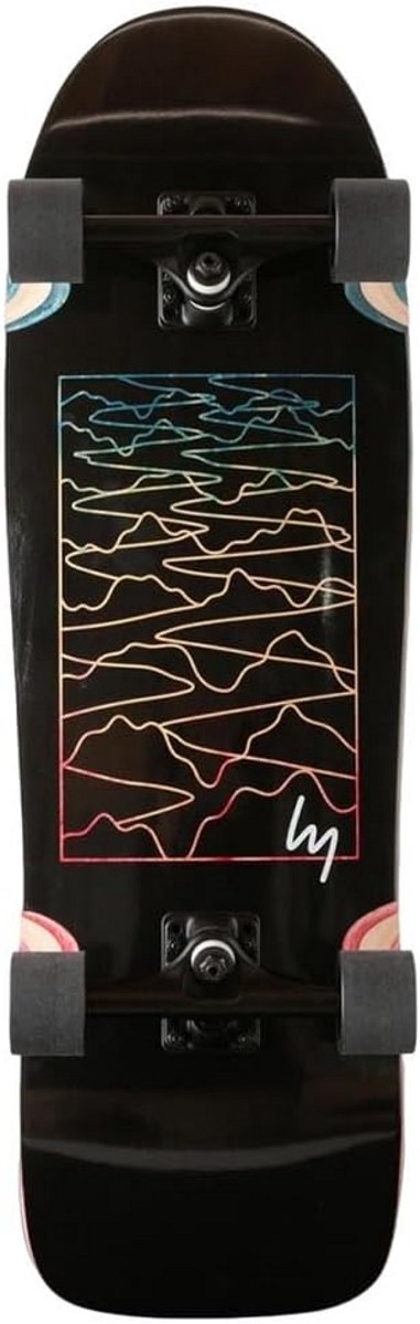 Compleet Longboard Skateboard Straat Cruisen Uniek Kleurverloop 79 cm