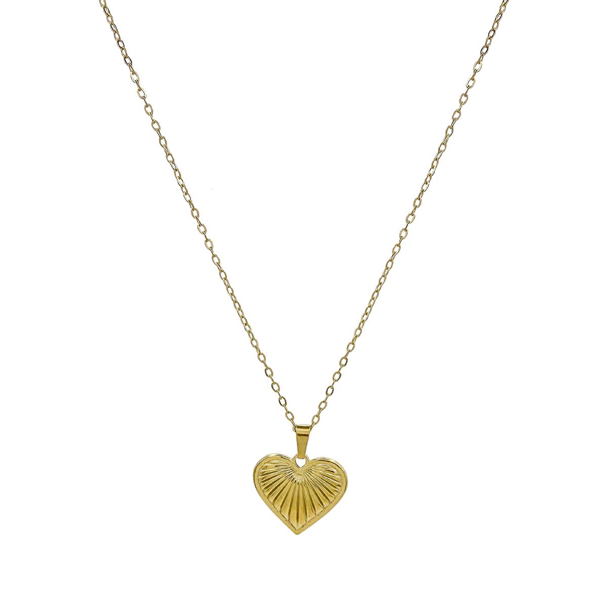 LOUIZ Hartjes Ketting Goud - Dames Ketting - Liefdevol Cadeau voor moeder, zus of vriendin - Goudkleurig Stainless Steel - Waterproof en Nikkelvrij