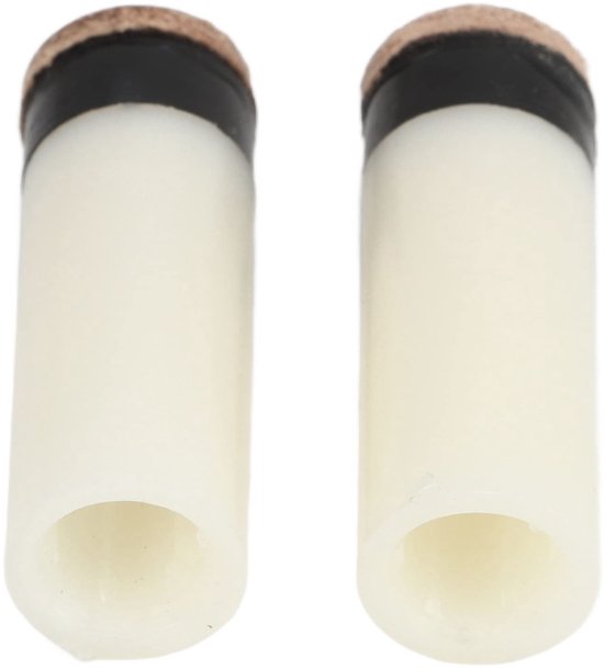SnelShoppen - 12 Stuks Biljart Keu Tips 11Mm Wit PU Leer en Plastic Universele Vervangingen voor Biljartruimte van Snelshoppen — afbeelding 4