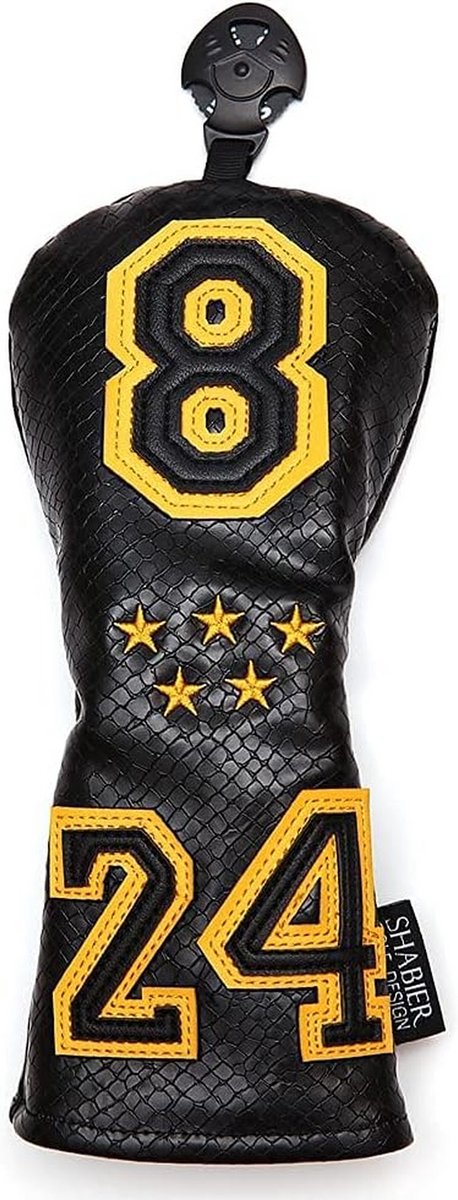 Golf Club Cover - Driver Hoes - Bescherming Clubs - Waterproof PU Leer - 24 cm - Zwart van GOLF — afbeelding 2
