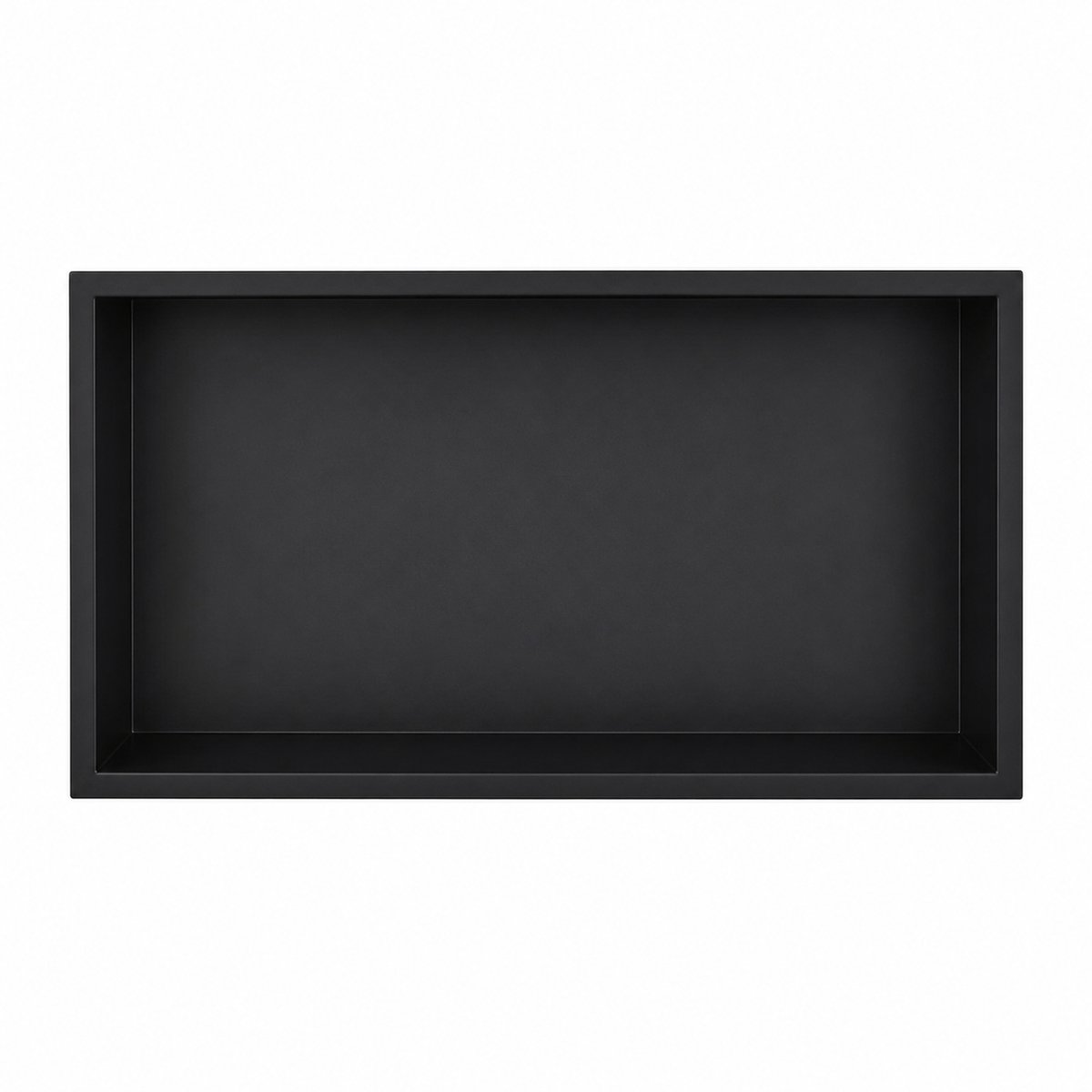 EAVY - Inbouwnis Badkamer Zwart - 60×30×10 cm - RVS