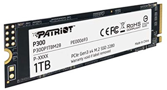 Interne SSD - Solid State Schijf - Snelle Data Opslag - NVMe PCIe Gen 3x4 - 1 TB - Zwart — afbeelding 4