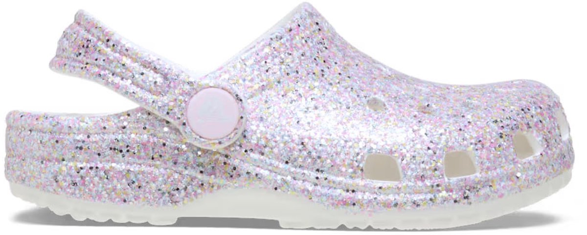 Crocs Classic Fantasy Glitter Clog T Unisex Clogs - wit