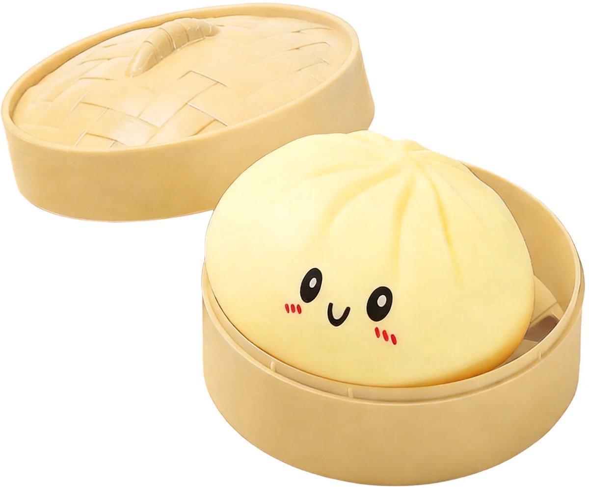 Hoogwaardige Squishy Giant Dumpling / Stressbal | Anti Stress Fidget | TikTok Fidget Toy | Geel