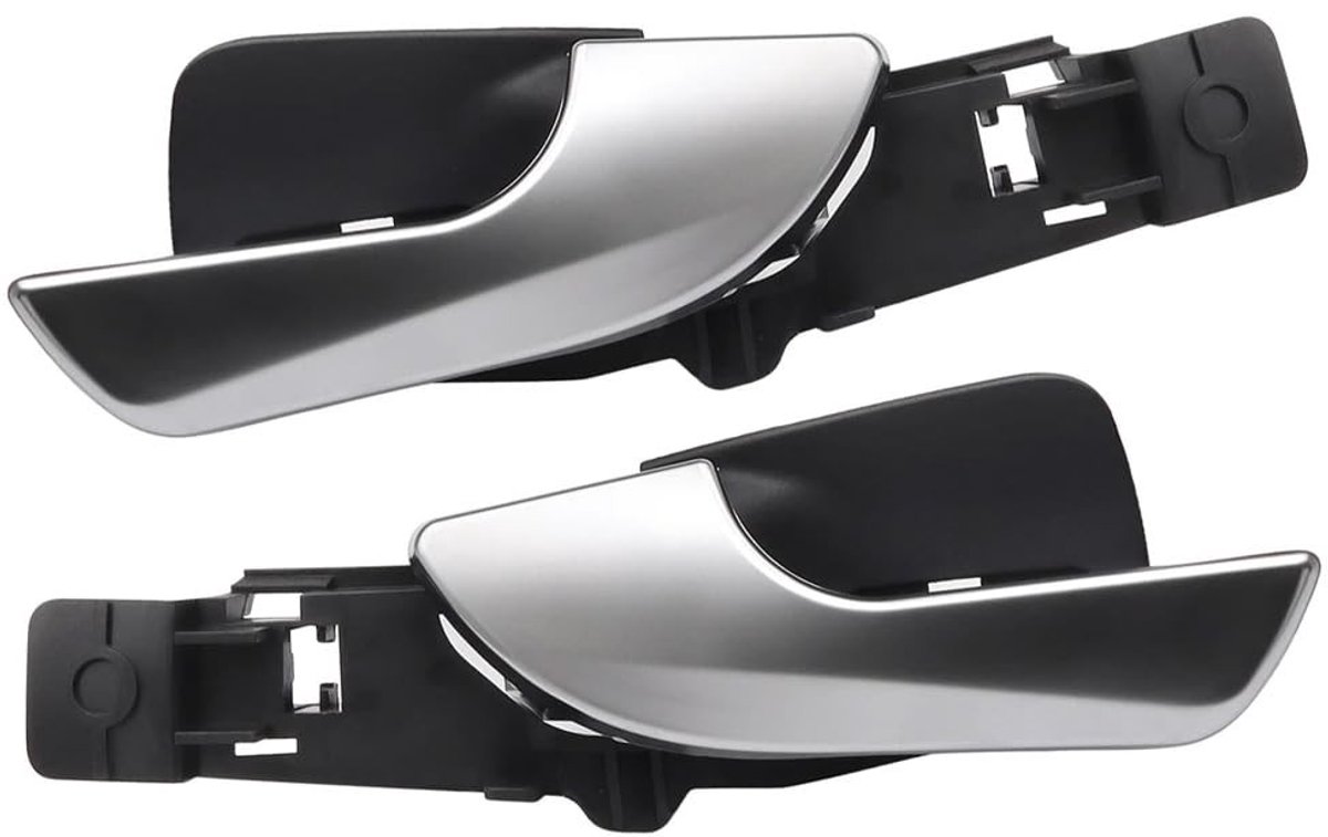 Dailygoods- Deurklink Chrome - Deurklink Intern - Handvat Auto - Voor Alfa Romeo Giulietta - Onderdeelnummers 156092165/156092167 - Hoogwaardige Kwaliteit