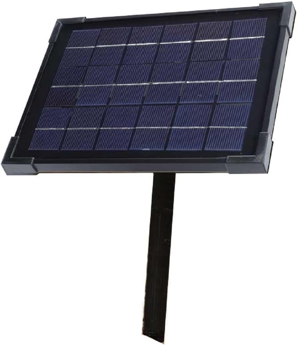 Zonnecel Fontein - Zonne-energie Pomp - Vijver Decoratie - Continue Werking - 5 Meter Kabel - Zwart