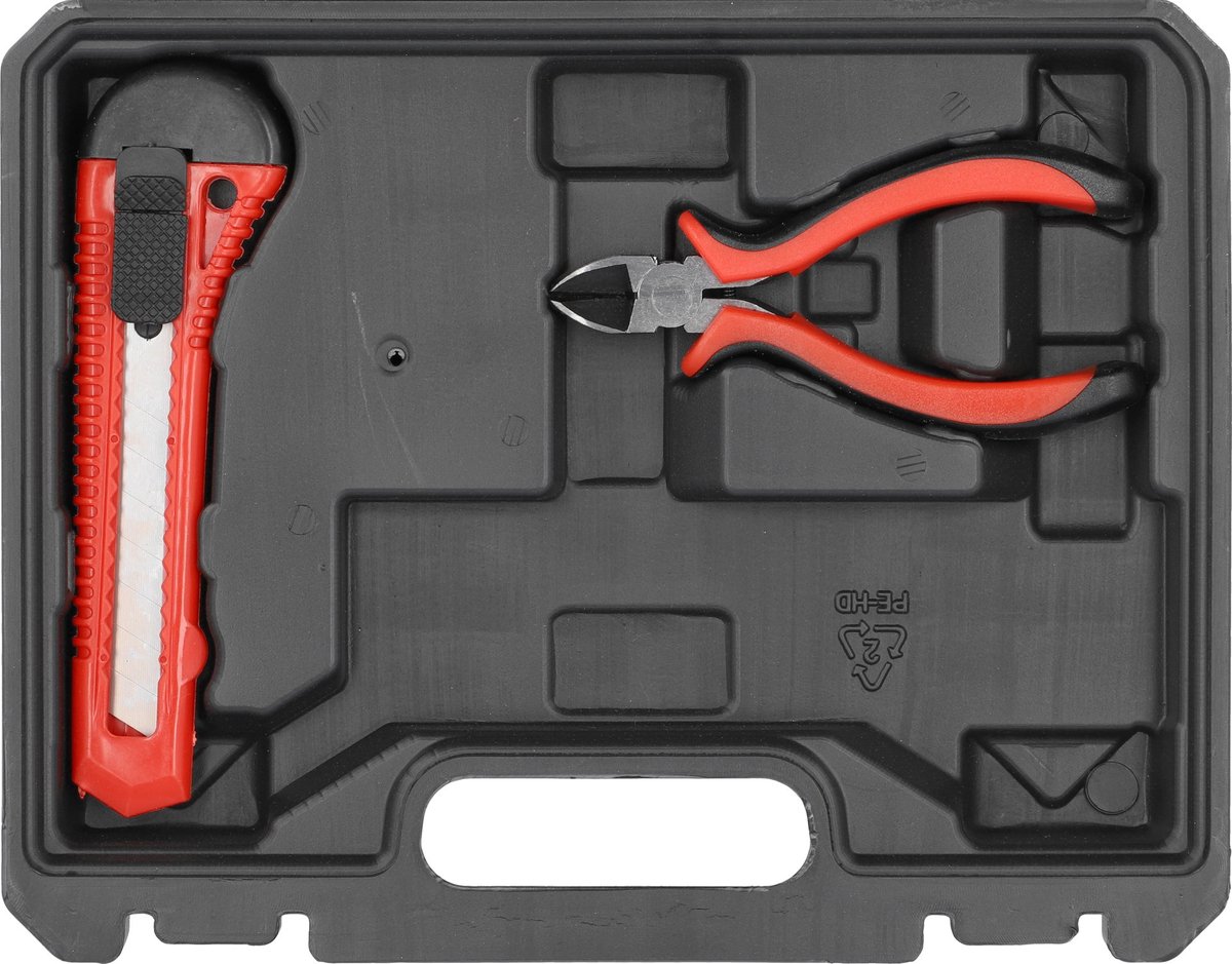 YATO YT-824480 Draadloos Kunststof Lasapparaat - Accu Plastic Reparatieset - 40W - Li-Ion 2000 mAh - Warmt op in 5s - Met LED-Verlichting & 200 Nietjes – foto 4