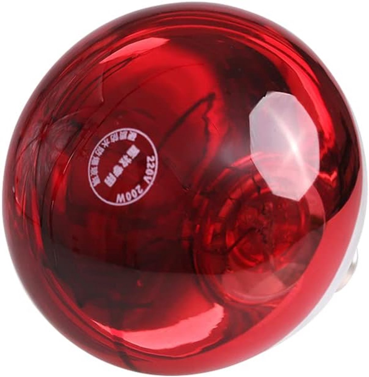 Verwarmingslamp - Infraroodlamp - Huisdieren Warm Houden - Anti-explosie Ontwerp - 100 Watt - Rood