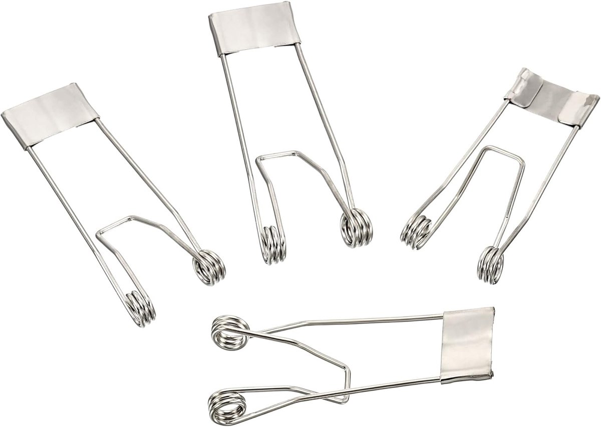 Inbouwspot Veerclips - Bevestigingsklemmen - Verlichting Monteren - Roestvrij Staal - 52x1