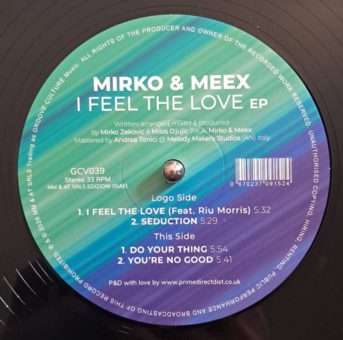 Mirko & Meex - I Feel The Love Ep