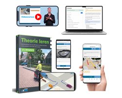 Scooter Theorieboek 2026 met Videocursus en Online Examens - Compleet Pakket – Alles wat je nodig hebt om te slagen voor je scooter theorie-examen - Lens Media