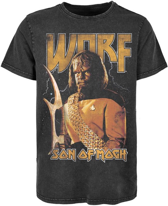 Star Trek The Next Generation - Worf Son Of Mogh Heren T-shirt - zwart - L