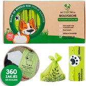Mr. Green Mind Poepzakjes 360 stuks lekvrije Hondenpoepzakjes Biologisch Afbreekbaar - 24 rollen - Hond