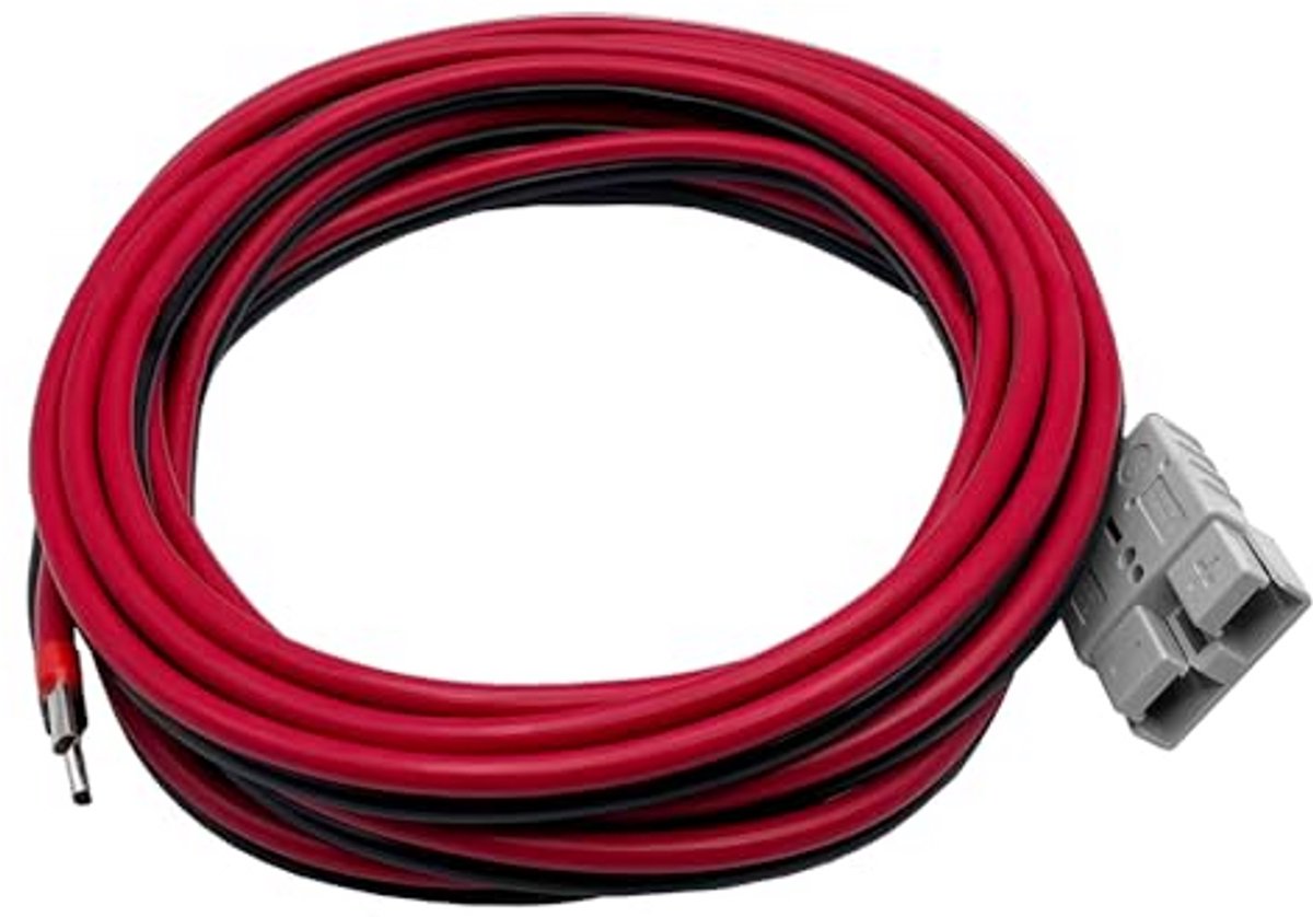 Adapterkabel - Zonne-energie kabel - Energieoverdracht - Veilige verbinding - 6 mm² 5 m - Zwart