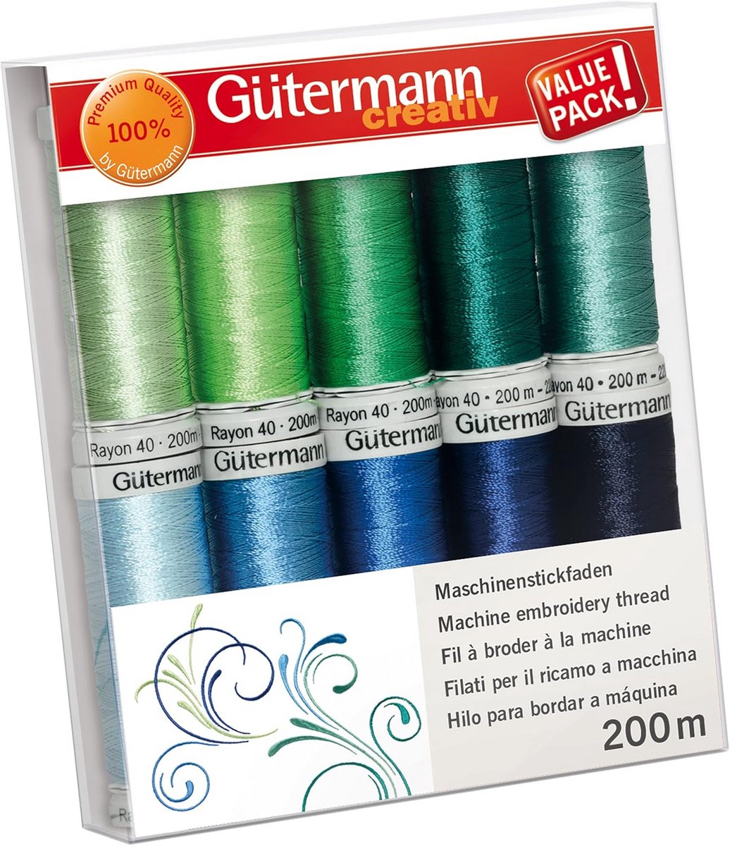 Naaidraad Set - Borduurdraad Spoelen - Decoratief Naaiwerk - Hoge Glans Viscose - 10 x 200m - Meerkleurig