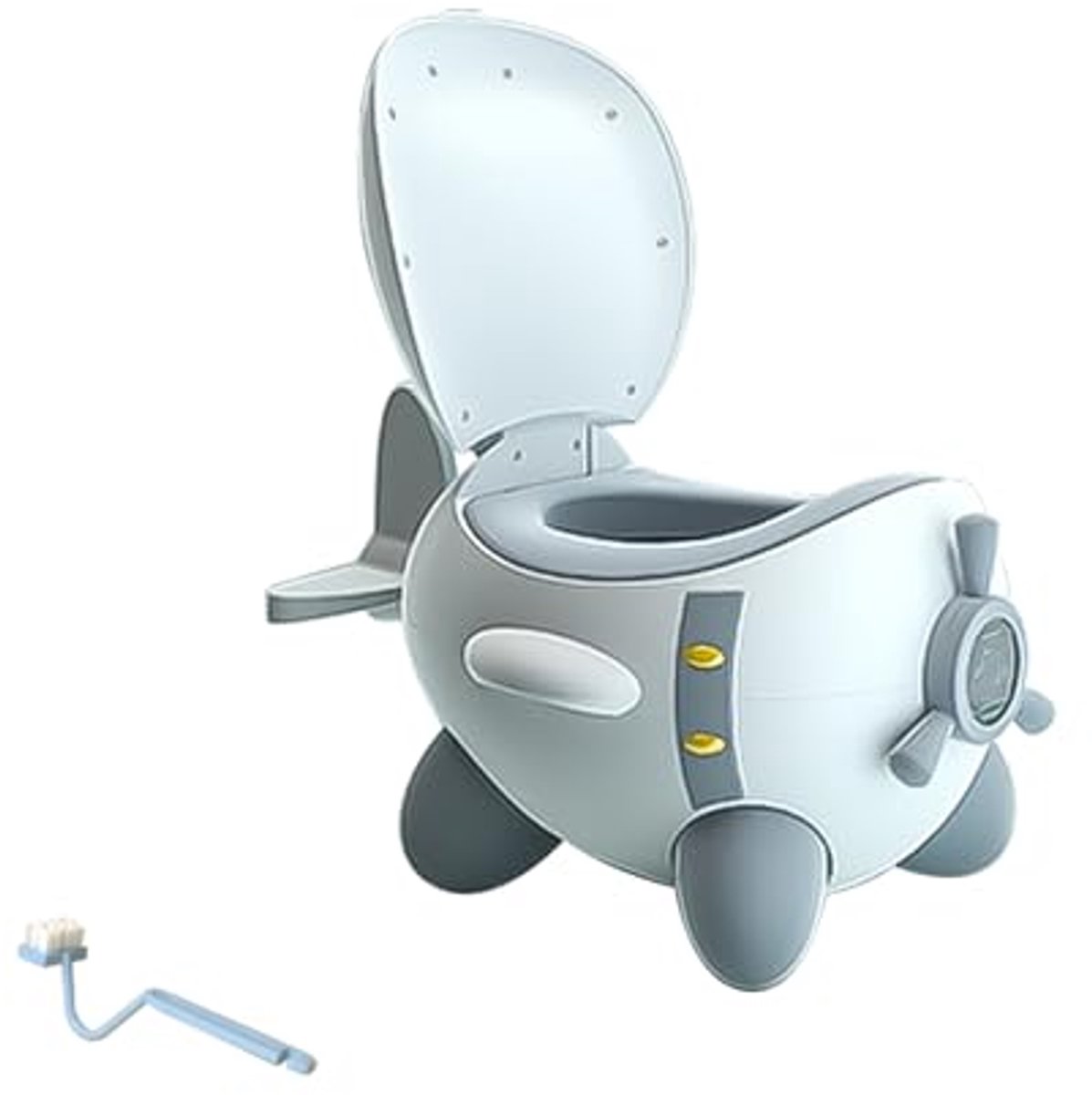 Baby toiletpot - Kinder potje - Zindelijkheidstraining - Vliegtuig design - 0-6 jaar - Wit